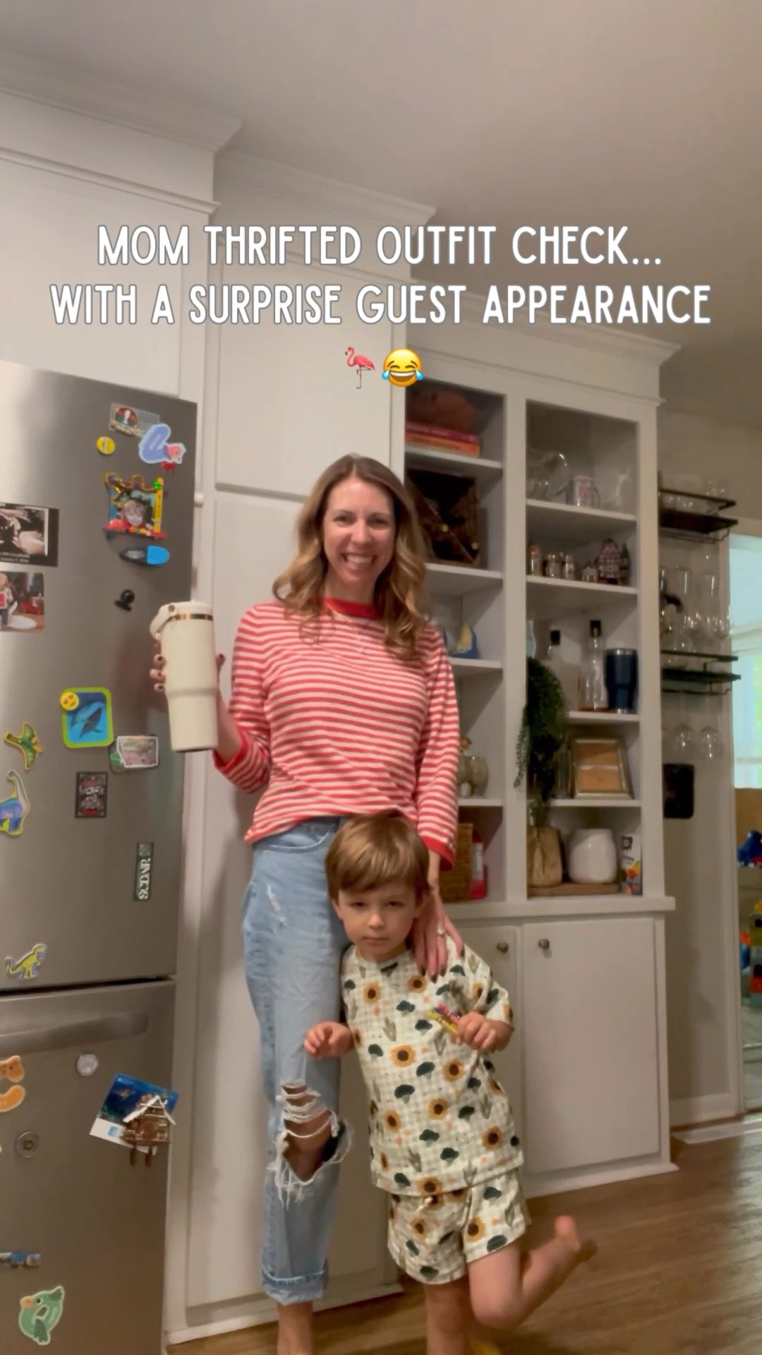 A little real-life moment while filming today 😂 I was trying to show my thrifted outfit and my toddler decided he needed to join the photoshoot… flamingo pose and all.

Most of my outfits are secondhand or thrifted because I love finding quality pieces for a fraction of the price. It’s my favorite way to build a wardrobe without overspending.

Sharing a few similar pieces to recreate this comfy everyday mom outfit — easy, casual, and perfect for running around with kids (or filming outfit videos that turn into toddler photoshoots 🤍).

Everything is linked here on my LTK!

#LTKdayinmylife #LTKmomlife #LTKootd