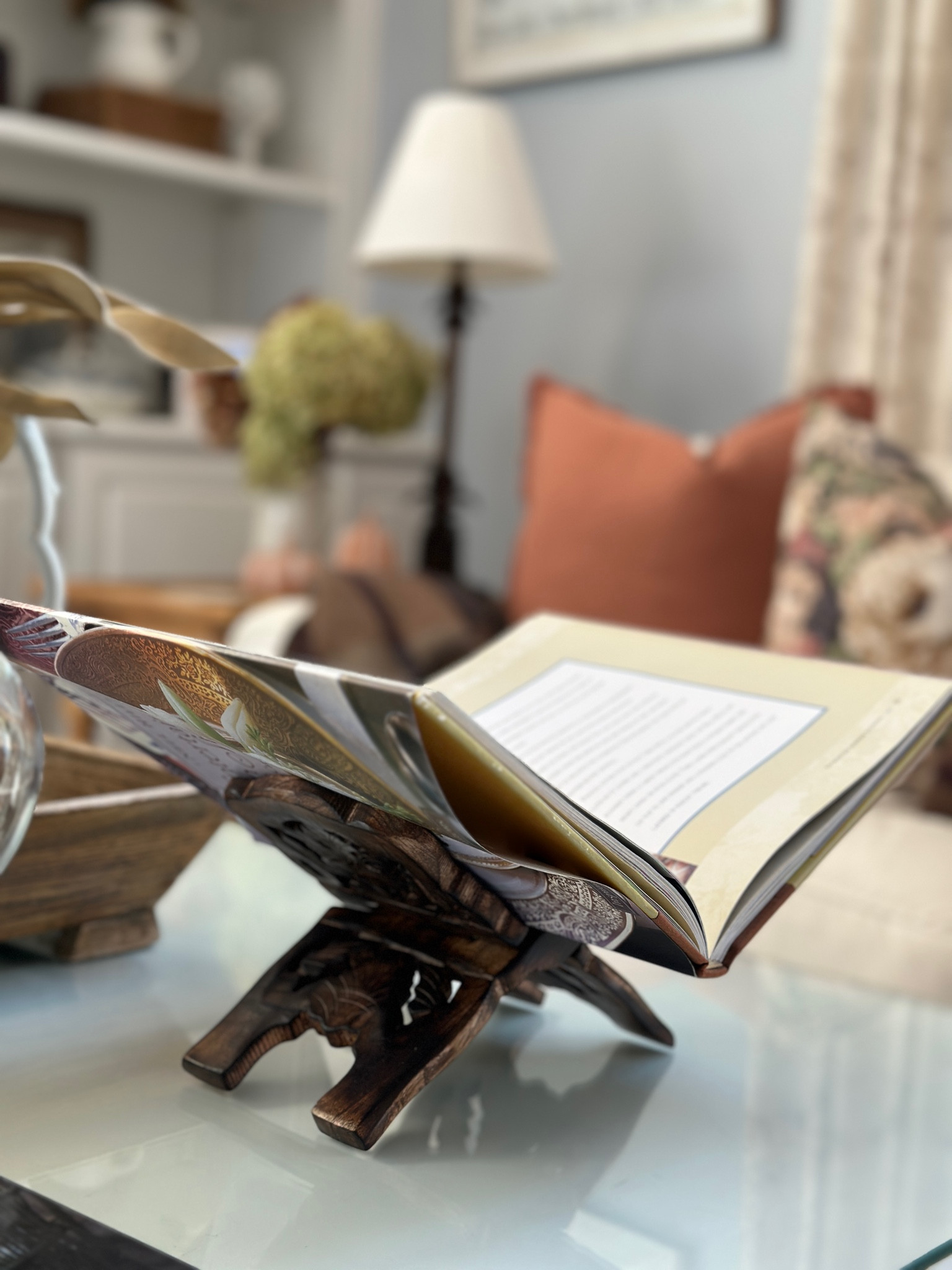 I love the idea of displaying a Christmas coffee table book or maybe a family bible in your home during the holidays. This little stand is so perfect for that. It's an unexpected touch that just adds something special to your decor. It's also super affordable. #bookdisplay #coffeetablebook #bookstand

#LTKSeasonal #LTKHome #LTKHoliday