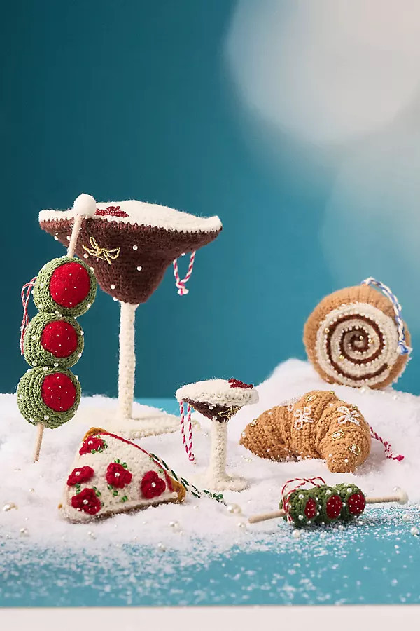 Snacks & Sips Crochet Ornament | Anthropologie (US)