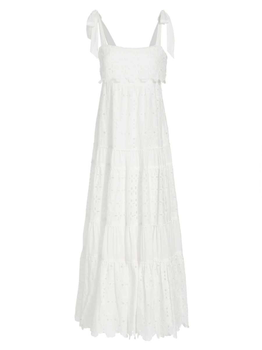 Evie Eyelet Cotton Maxi Dress | Saks Fifth Avenue