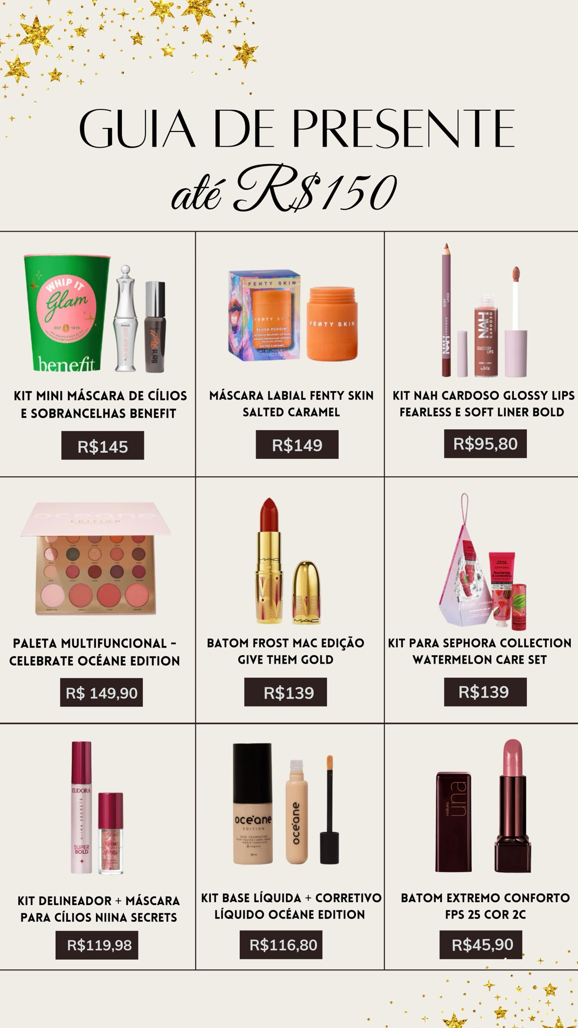 Ainda dá tempo de garantir os presentes de natal para quem ama make ✨ 
 
Fiz esse guia com ideias de produtos incríveis para presentear até R$150. 
 


#LTKbrasil #LTKguiadepresente #LTKbeleza