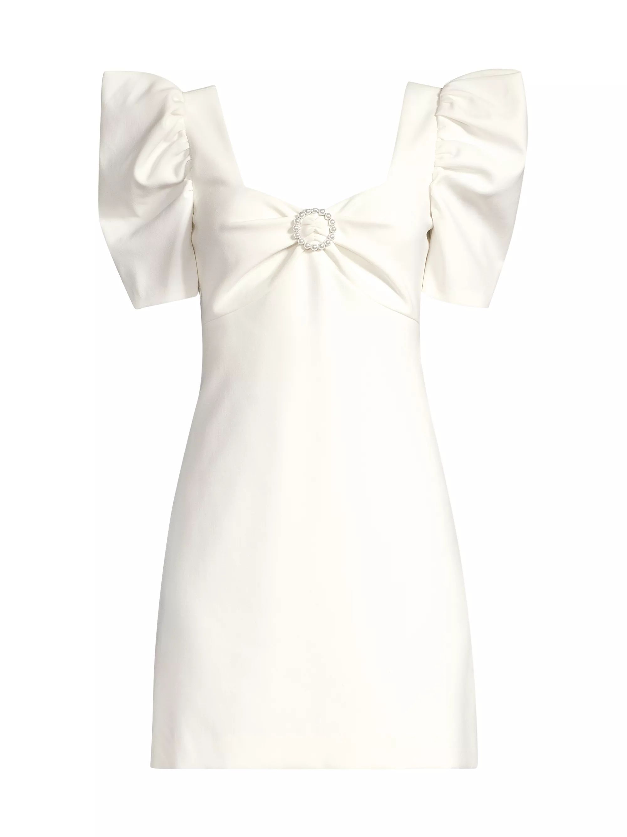 Brontë Faux Pearl-Embellished Minidress | Saks Fifth Avenue