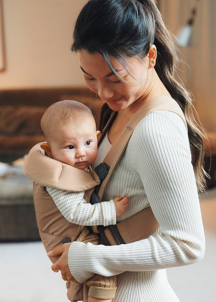 BabyBjörn Baby Carrier Mini, Beige, Woven | Newborn Carrier (7-25 lbs), Ergonomic, Easy-to-Use | Amazon (US)