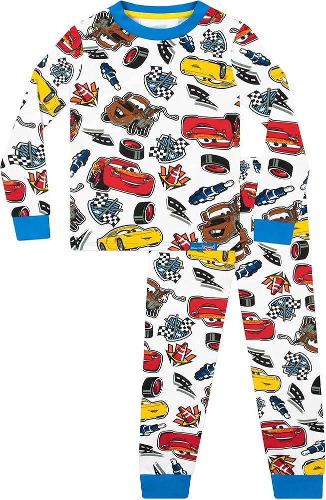 Disney Cars Pajamas | Lightning Mcqueen Boys' Pajama Sets| Snug Fit Kids Pjs | Amazon (US)