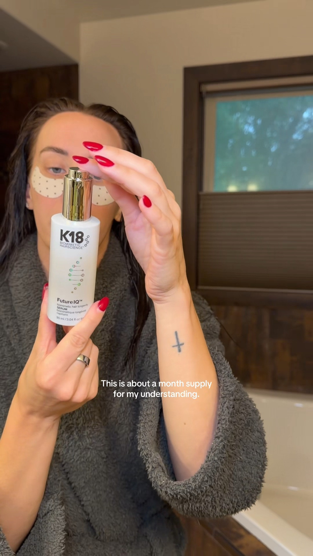 Quick FaceTime chat trying out a new k18 product 🫧

#LTKgrwm #LTKmorningroutine #LTKBeauty