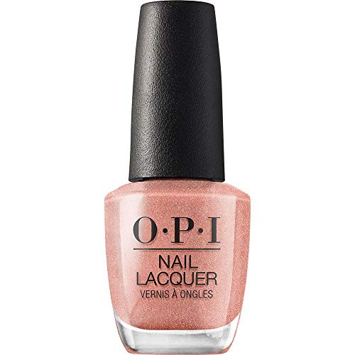 OPI Nail Lacquer Worth a Pretty Penne | Opaque Soft Brown Shimmer Chip Resistant Nail Polish | Vegan, Fast Drying, Streak Free | Amazon (US)