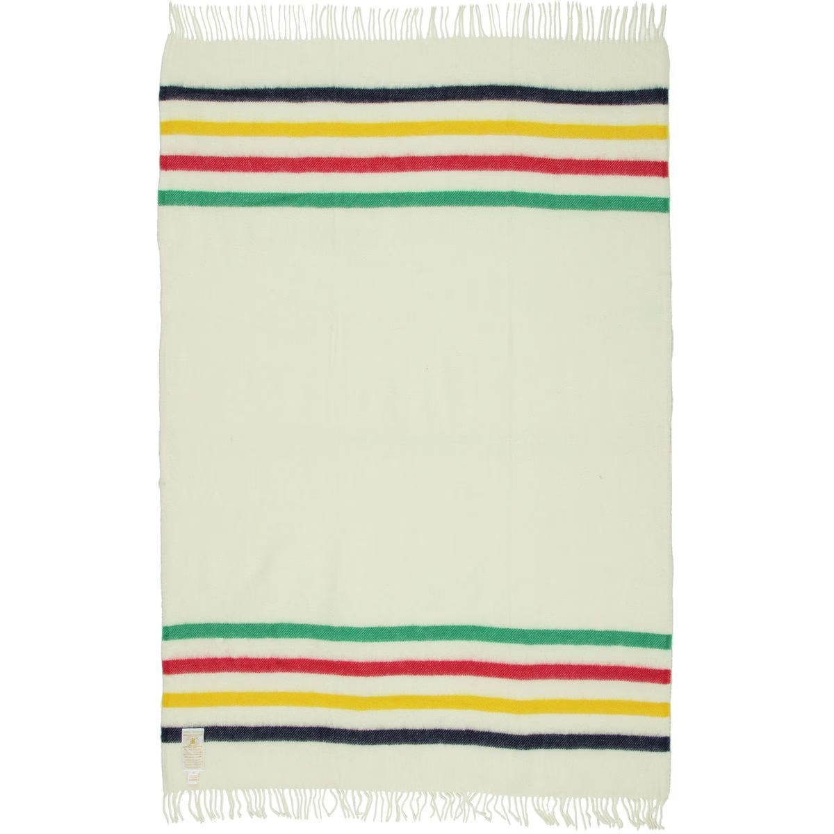 Woolrich Hudson's Bay Capote Throw Blanket Natural/Multi Stripe, One Size | Backcountry.com