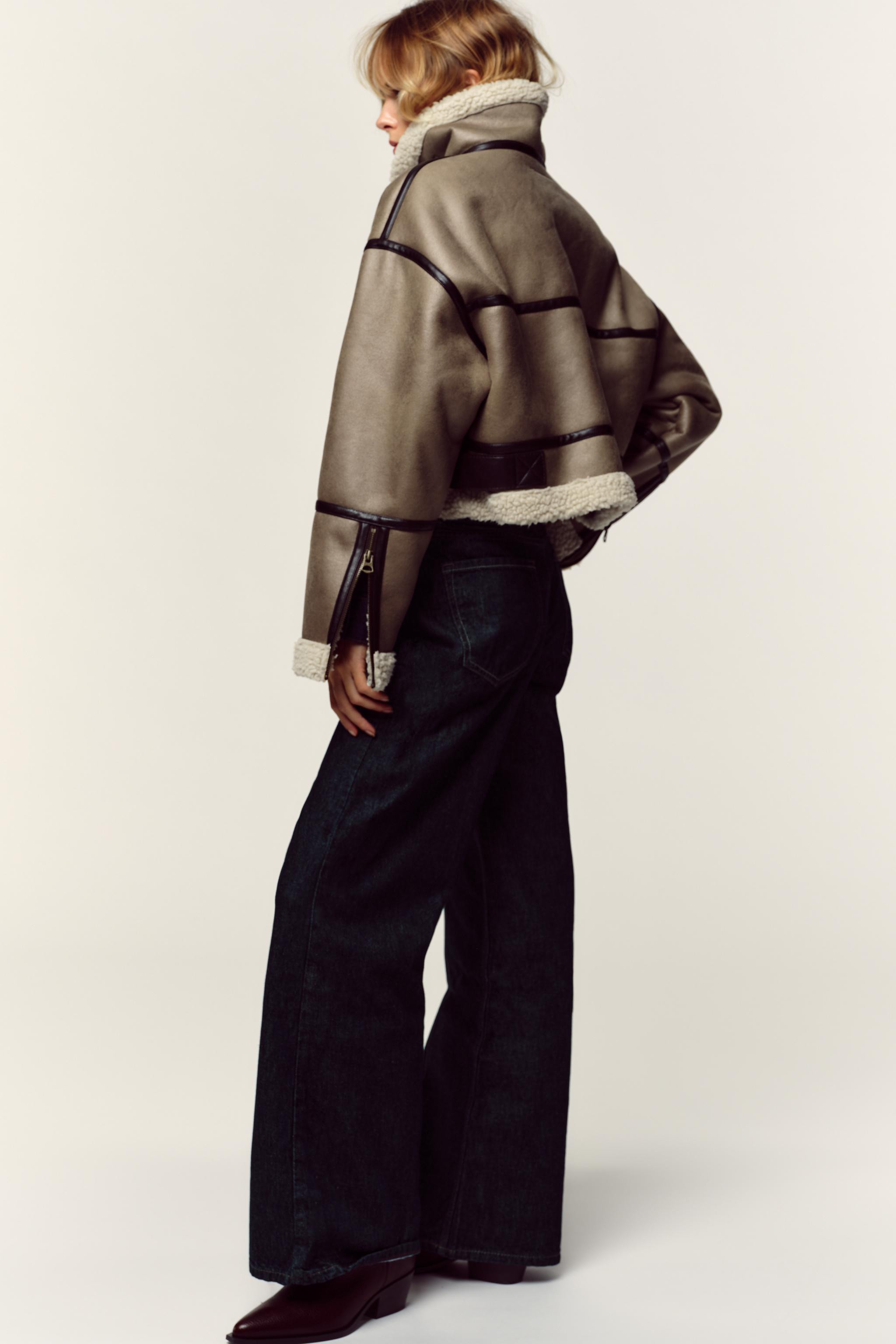 DOUBLE-FACED SHORT JACKET | Zara UK