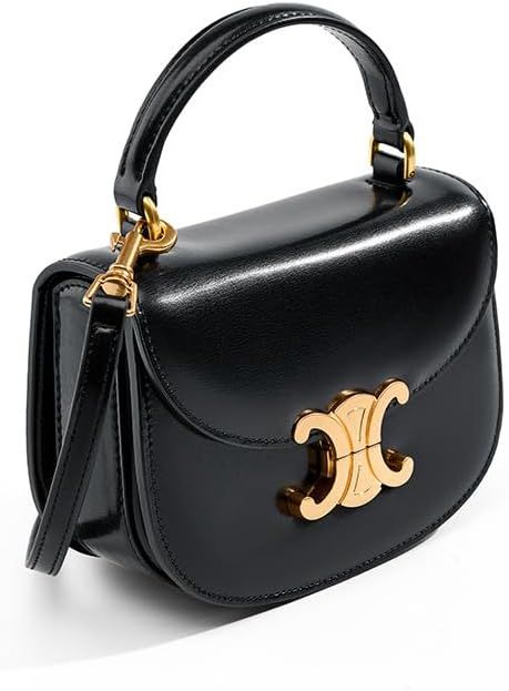 Women's Genuine Leather Satchel Purse Small College Crossbody Messenger Bag Work Cross-body Bag w... | Amazon (US)