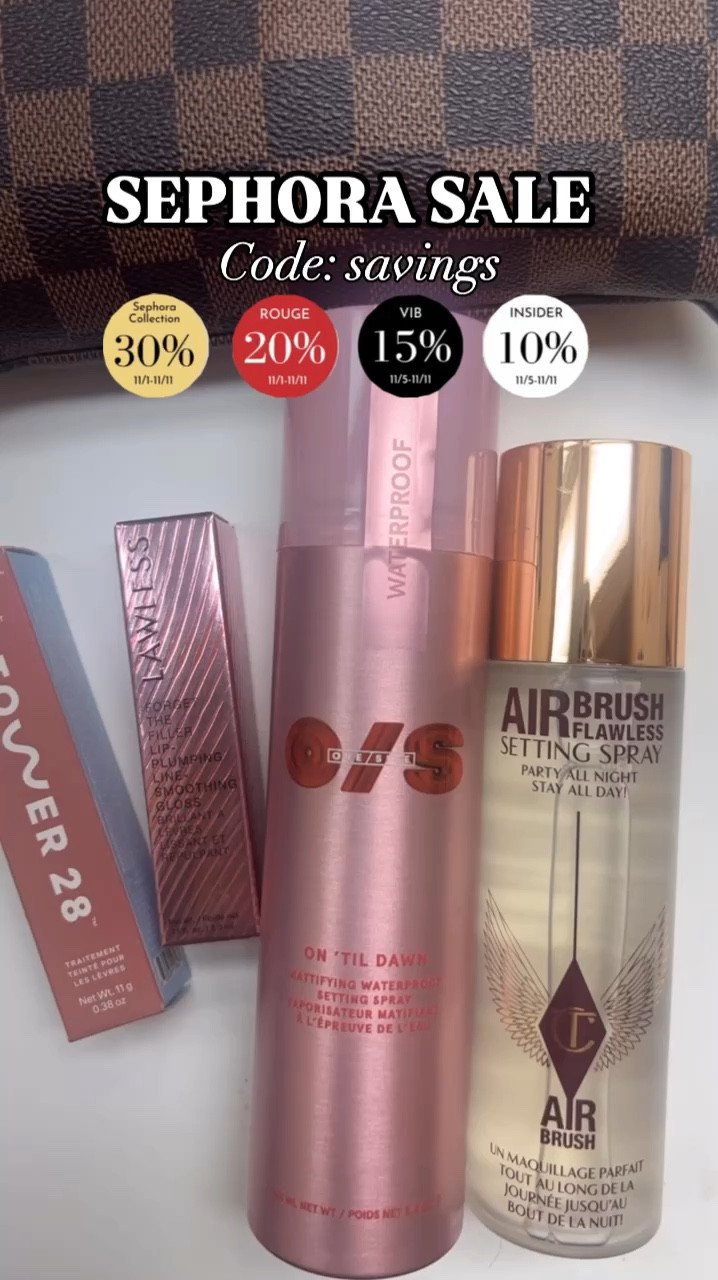 Sephora Savings Event is happening now! Rouge members can shop 11/1. All tiers can shop on 11/5 - 11/11. Save 10-20% off depending on your tier with code SAVINGS, All Sephora Collection is 30% off for all tiers! Sephora Sale, Sephora must haves, Sephora favorites, Sephora bestsellers, Sephora beauty, makeup must haves, Fall 2024, #LaidbackLuxeLife

Shades:
Lawless lipgloss ‘Daisy Pink’
Tower 28 lip balm ‘Dulce De Leche’

Hey Beautiful! Feel free to comment on this post if you have any questions! 🫶🏽

Follow me for more fashion finds, beauty faves, lifestyle, home decor, sales and more! So glad you’re here!! XO, Karma

#LTKSaleAlert #LTKBeauty #LTKVideo