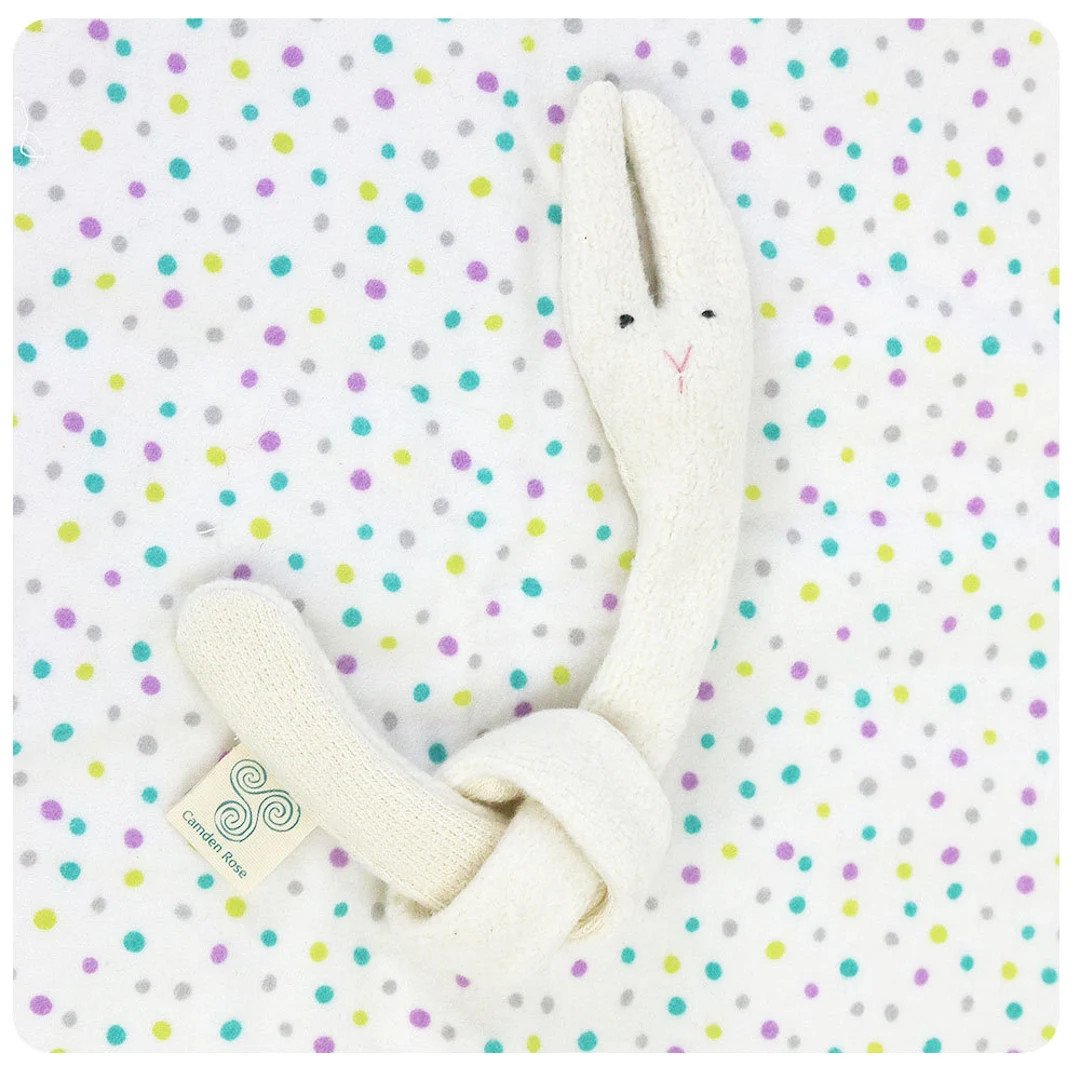Sweet Knot Bunny, 100% Organic Cotton Sherpa - Etsy | Etsy (US)