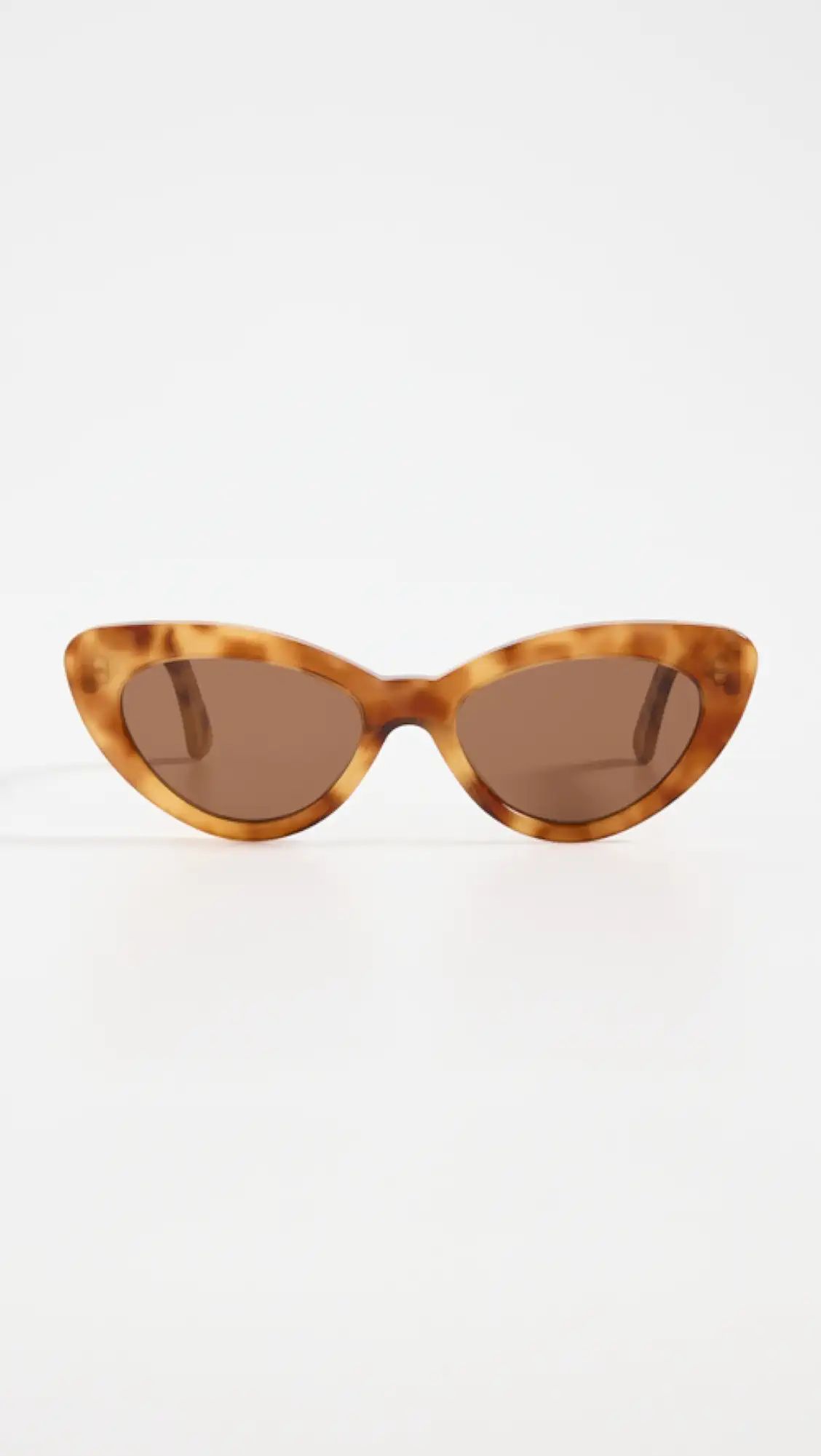 Pamela Amber Brown Flat Lens Sunglasses | Shopbop