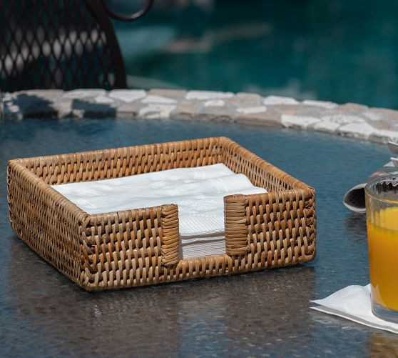 Tava Handwoven Napkin Holder | Pottery Barn (US)