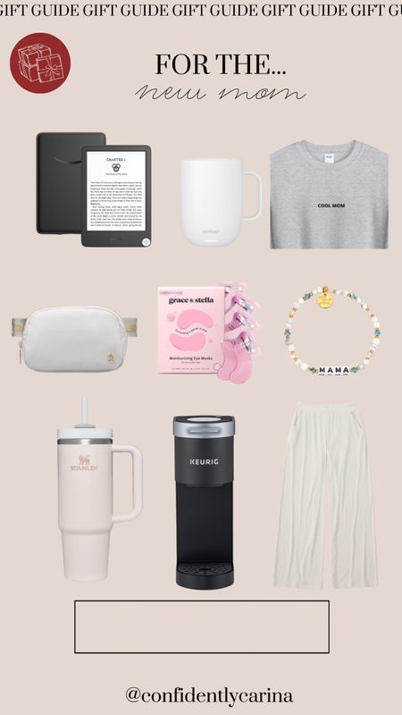 Gift guide for the new mom 🤍 she’ll love anything cozy, anything with caffeine (😂🫠) and anything that will help make her life a little easier!! 

#LTKGiftGuide #LTKHoliday #LTKSeasonal