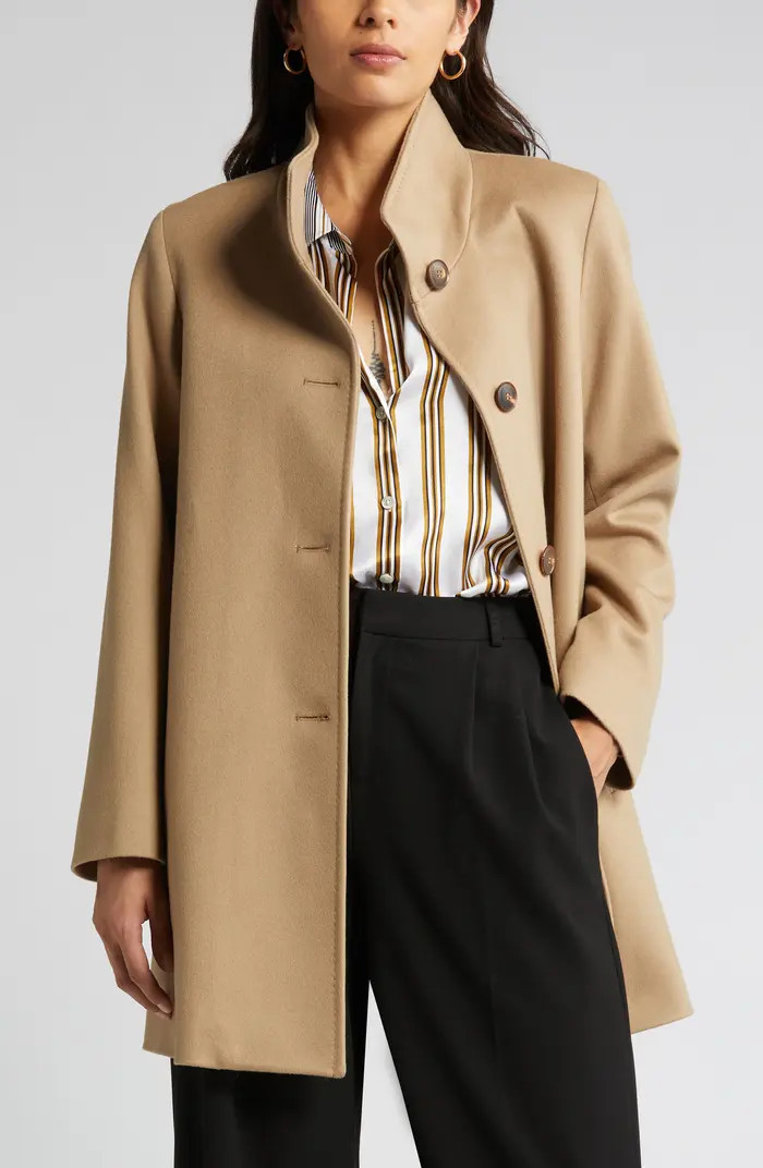 Fleurette Dawn Stand Collar Wool Car Coat | Nordstrom | Nordstrom