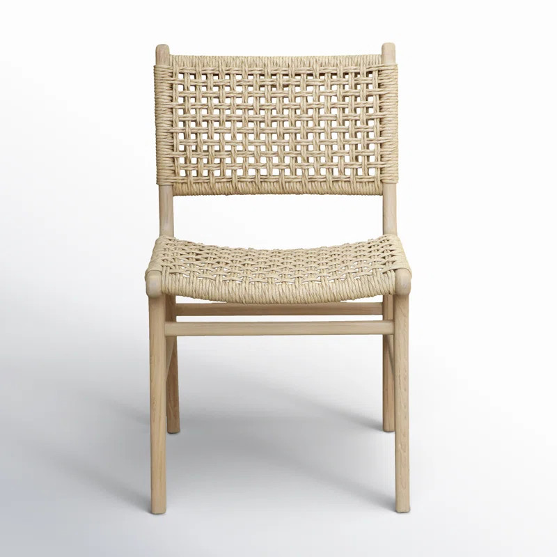Yvaine FrancTeak Patio Outdoor/Indoor Dining Side Chair | Joss & Main