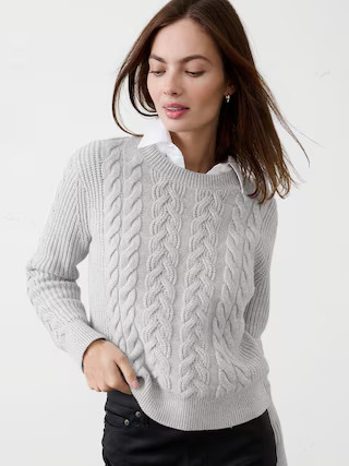Cable Pullover Sweater | Banana Republic Factory