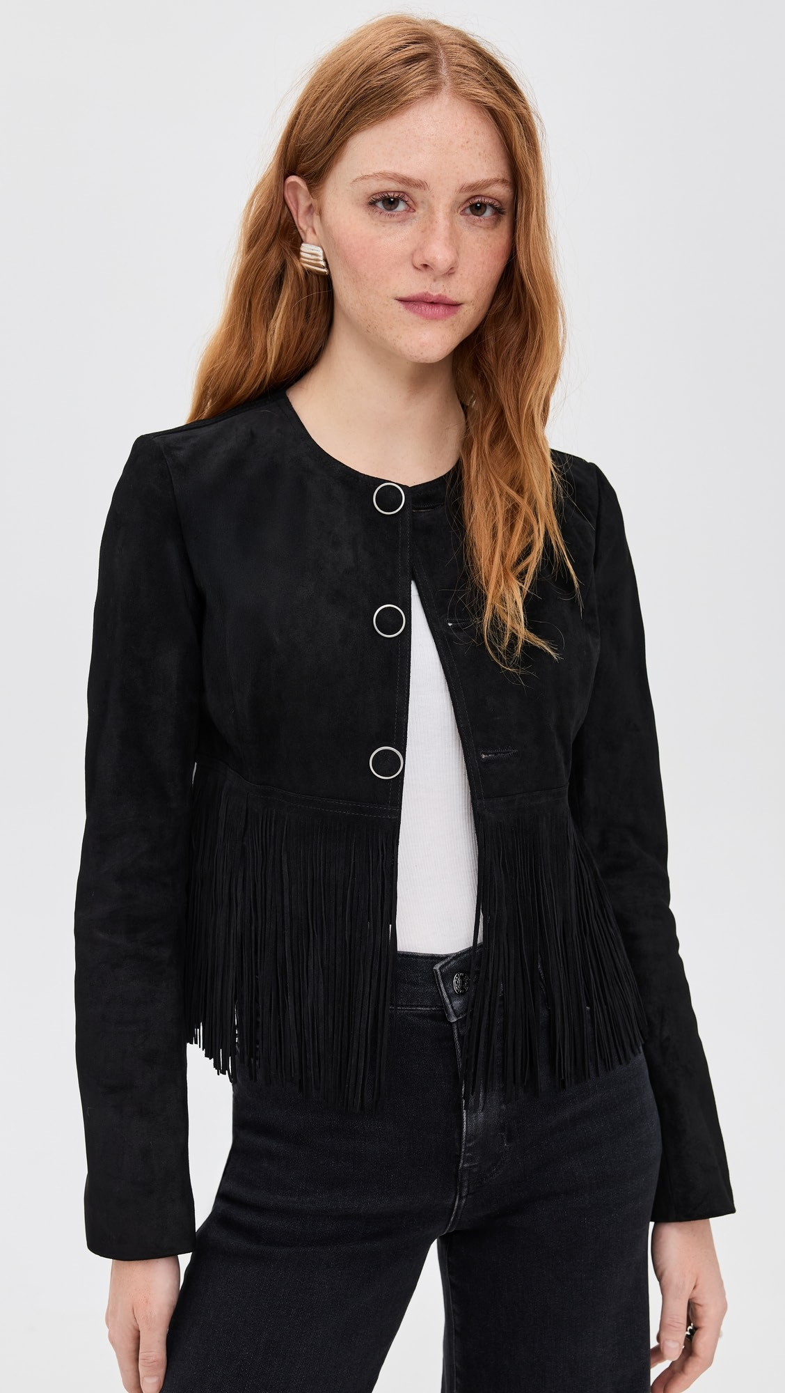 The Saddle Suede Jacket | Shopbop