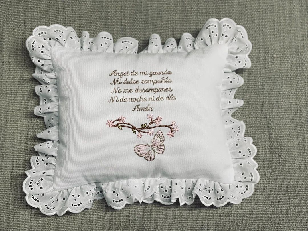 Angel De La Guarda De Personalized Baby Pillow - Etsy | Etsy (US)