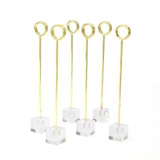 Style Me Pretty Clear Table Number Stands, 12ct. | Michaels Stores