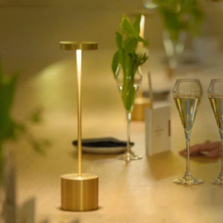 Everly Quinn Cordless Table Lamp, Rechargeable LED Portable Battery Powered Desk Lamp 6000Mah USB... | Wayfair North America