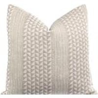 Boho Pillow Cover, Aegean Stripe, String, Flax, Linen, Lumbar, 18x18, 20x20, 22x22, SKU10122 | Etsy (US)