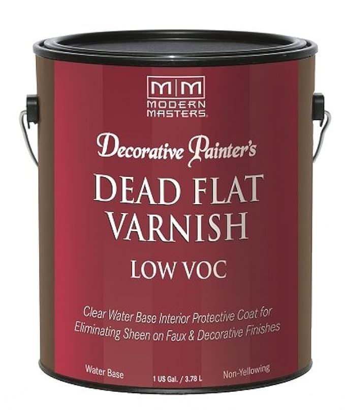 Modern Masters DP400- GAL Interior Dead Flat Varnish Low VOC Gallon | Amazon (US)