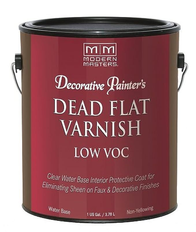 Modern Masters DP400- GAL Interior Dead Flat Varnish Low VOC Gallon | Amazon (US)