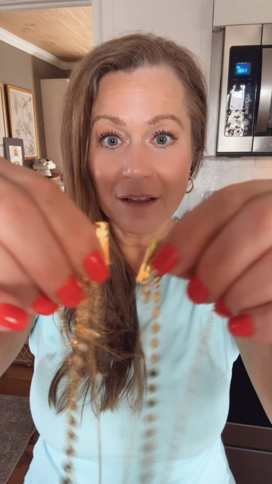 This magnetic clasp keeps your layered necklaces tangle free and makes it super easy to put them on- the clasp magnetizes closed- no more fumbling with each individual necklace clasp… perfect if you have long nails (or your eyes are getting old like mine - making it harder to see those tiny necklace hooks!) 

Choose your metal finish and number of necklaces they can hold -m

#LTKselfcare #LTKOver40 #LTKootd