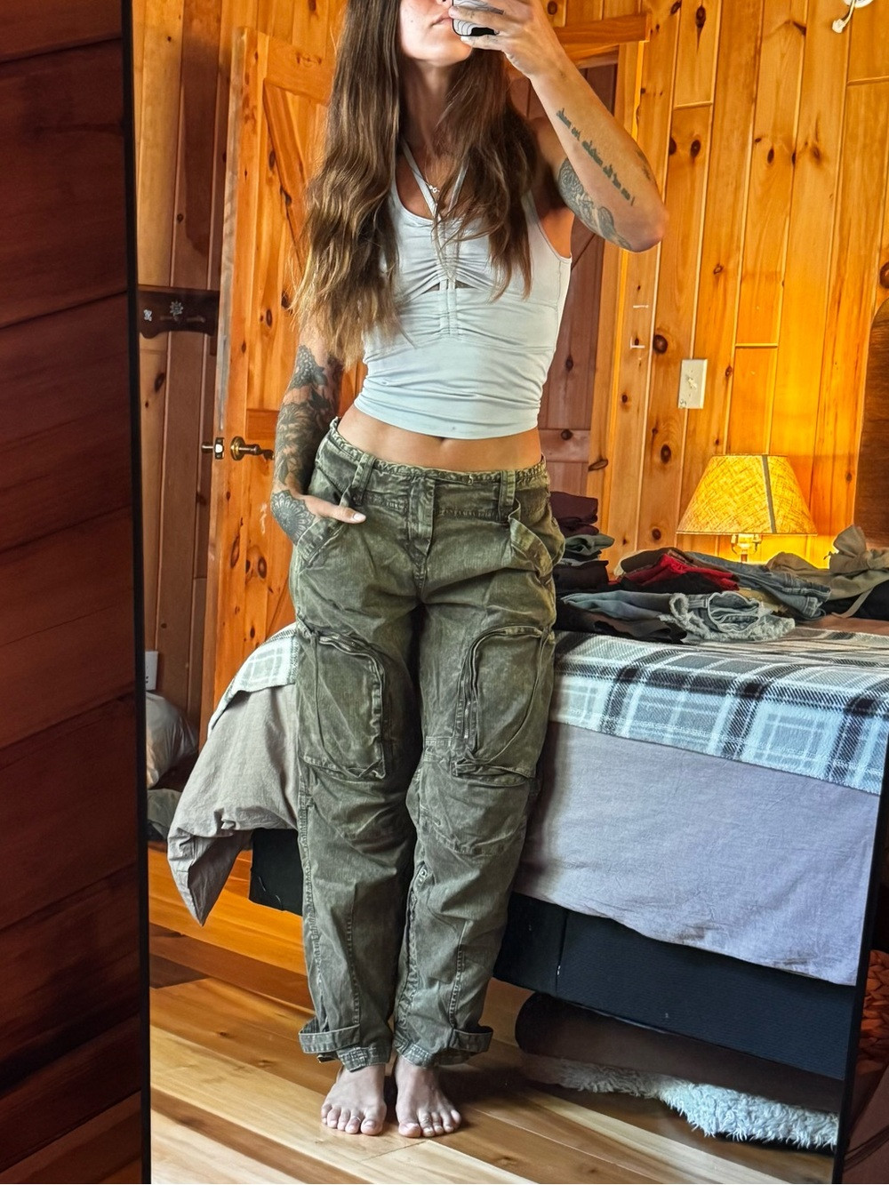 Free people cargo pants | Poshmark