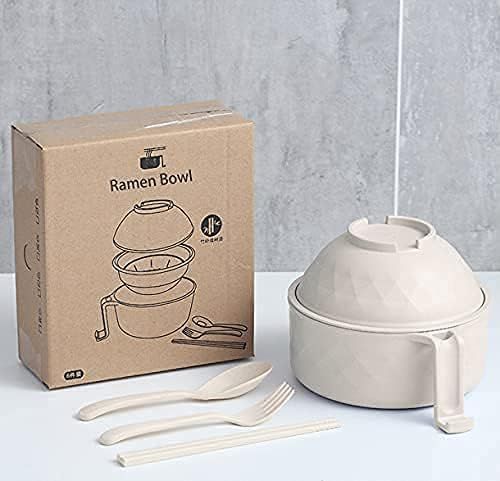 Ramen Cooker Ramen Bowl Set with Chopsticks 33oz Microwave Noodle Bowl College Dorm Room Essentia... | Amazon (US)
