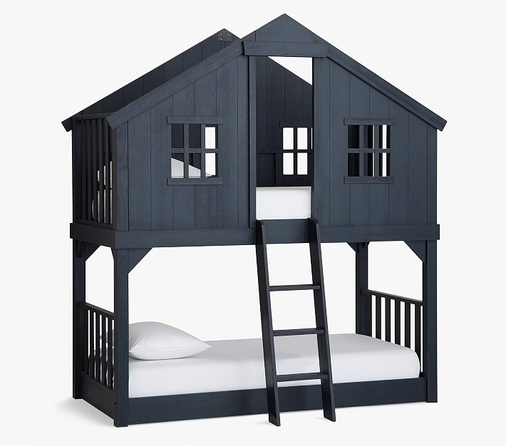 Tree House Twin-Over-Twin Bunk | Pottery Barn Kids