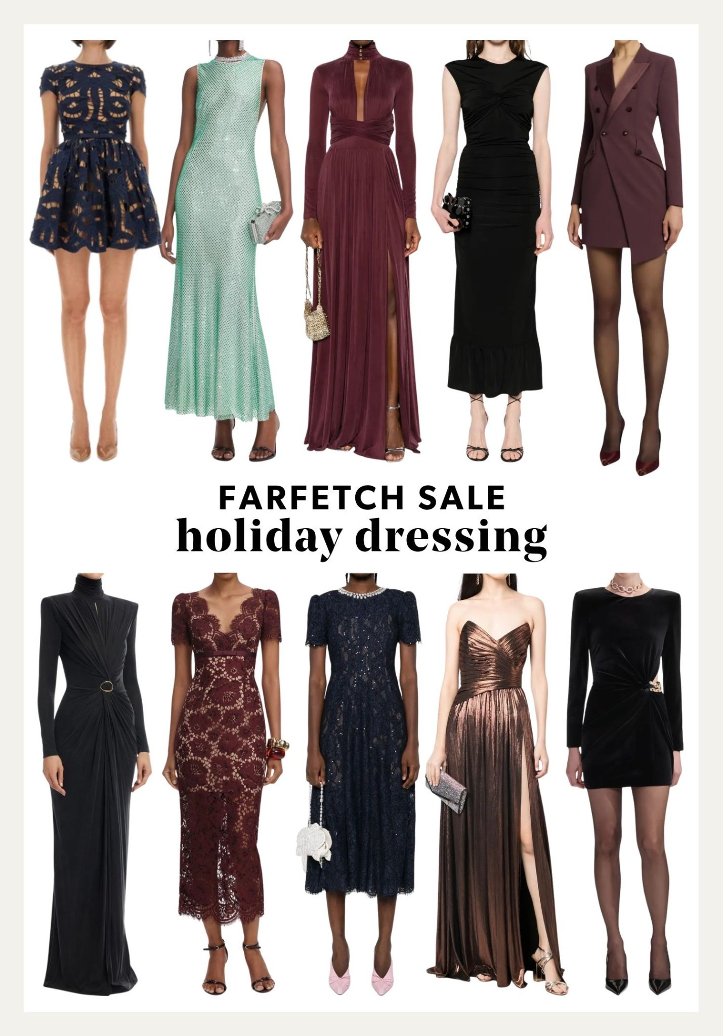 Holiday dresses on sale at Farfetch - also perfect for winter weddings!

#LTKHoliday #LTKWedding #LTKSaleAlert