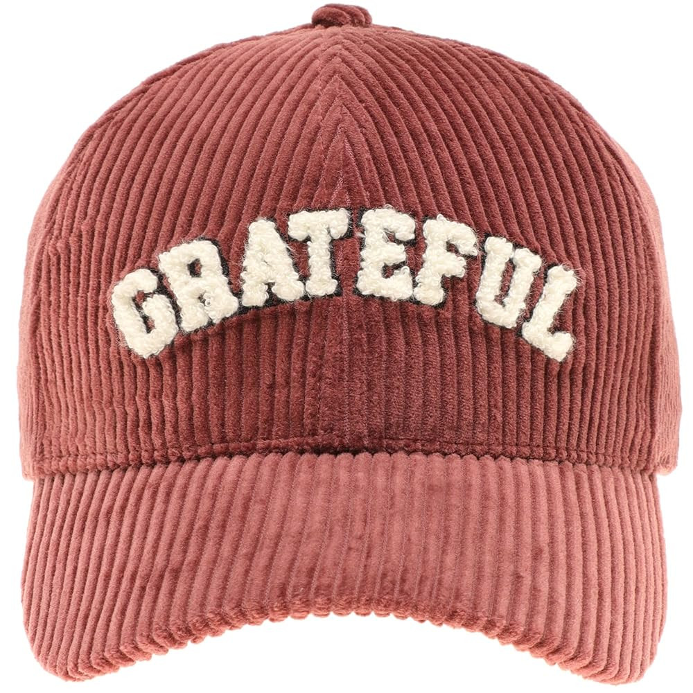 MIRMARU Women's 100% Cotton Corduroy Chenille 3D Patch Embroidered Adjustable Baseball Cap Hat | Amazon (US)