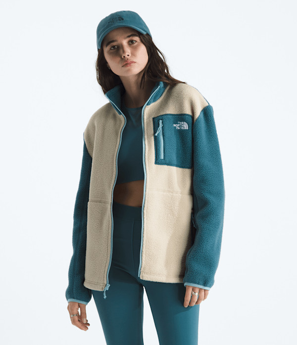 The North Face Women’s Yumiori Full-Zip Fleece Jacket (Size: XL): Gravel/Space/Blue Eclipse | The North Face (US)