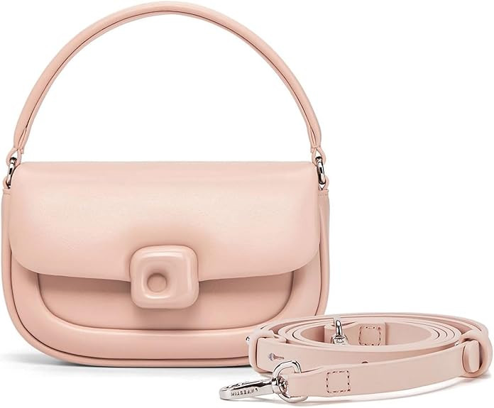 LAFESTIN Split Leather Small Crossbody Bags For Women With Adjustable Strap And Handle Versatile ... | Amazon (US)