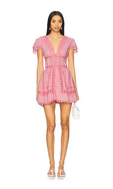 PEIXOTO Piper Mini Dress in Proper Pink from Revolve.com | Revolve Clothing (Global)