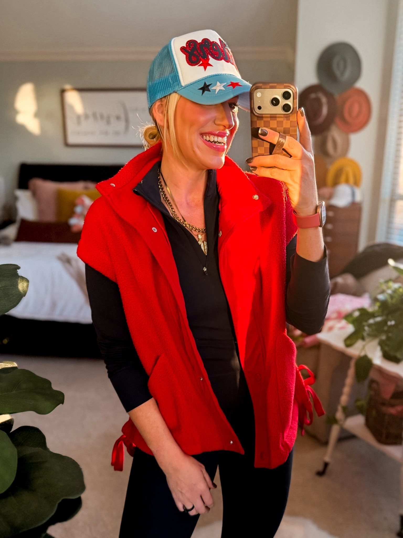 Free People look for less vest 
Runs oversized in true size 
Super cozy and warm 🥶 
Comes in other colors and only $31
Great for Christmas layers 

#LTKSaleAlert #LTKStyleTip #LTKFindsUnder50