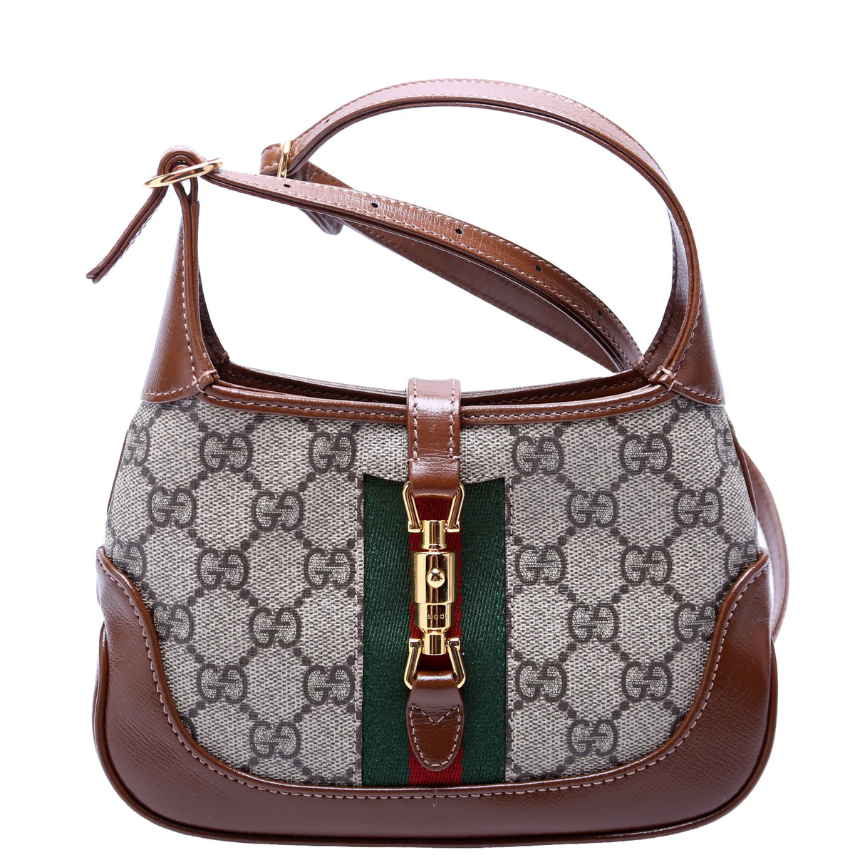 637092 Jackie 1961 Mini Hobo Brown | Keeks Designer Handbags