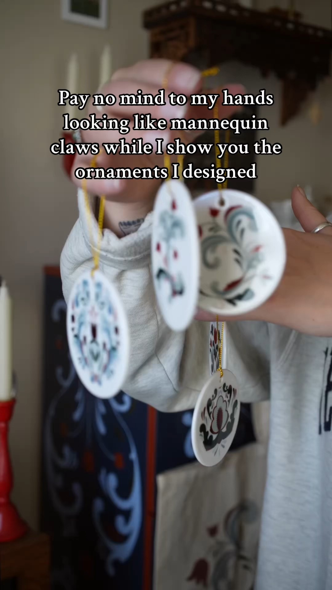 Scandinavian folk art Christmas ornaments available now :) small unique gifts  #vintagechristmas #scandinavianchristmas 

#LTKGiftGuide #LTKHoliday #LTKSeasonal