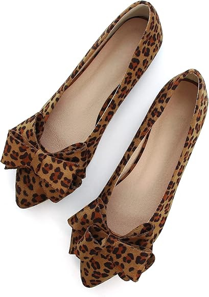 SAILING LU Bow-Knot Ballerinas Damen Spitzer Zehenbereich Flache Schuhe Wildleder Kleid Schuhe Tr... | Amazon (DE)