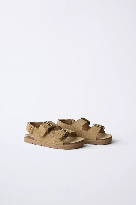 LEATHER SANDALS | Zara US
