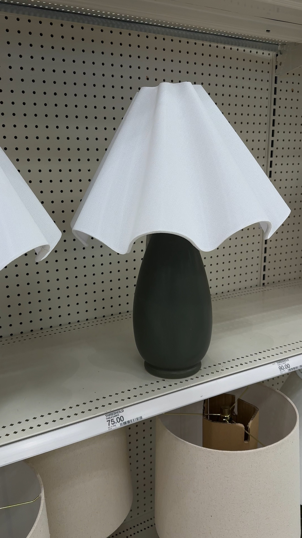 this lamp with the wavy shade is so fun! I have the floor lamp version!  

 #LTKHome