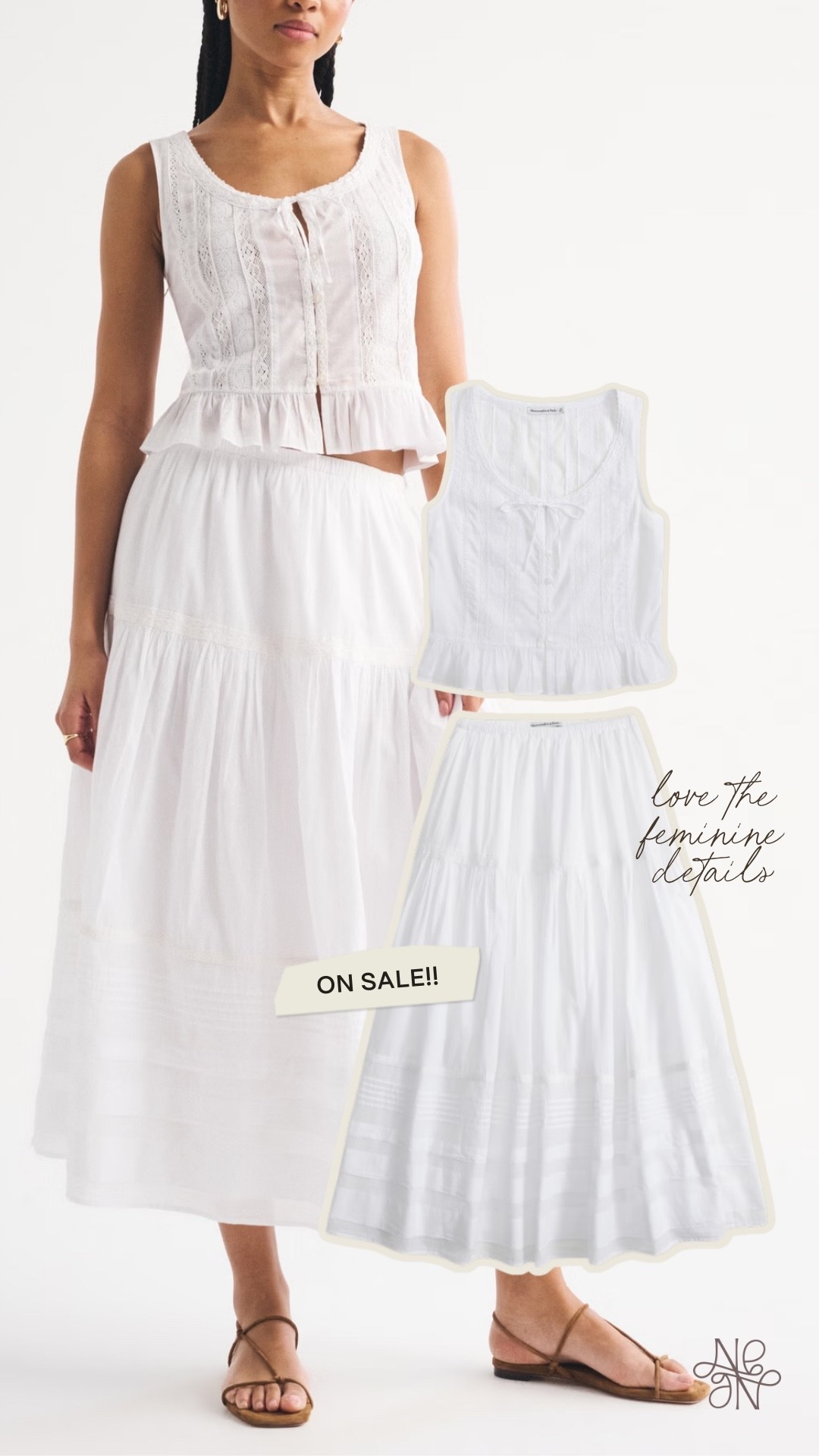 Abercrombie SALE!! Buy one, get one 50% OFF everything!! This matching set is so cute, I love the feminine detail and it comes in other colors!

Spring outfit 
Spring fashion 
Beach outfit 
Vacation outfit 
Resortwearr

#LTKSeasonal #LTKSaleAlert