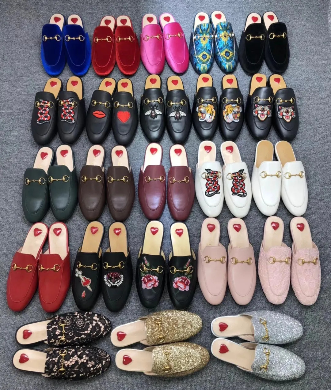 100% Leather Men Slippers Soft Cowhide Lazy Women Shoes Metal Black Buckle Beach Mules Princetown... | DHGate