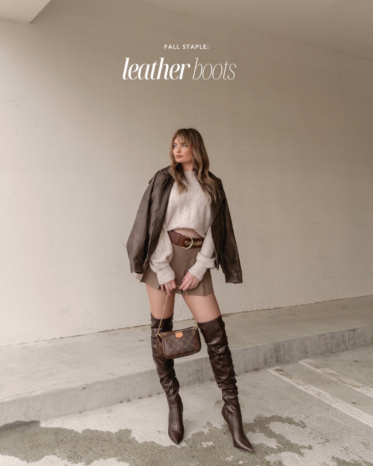 Every fall outfit feels instantly polished with a good pair of leather boots. Chic, versatile, and the easiest way to dress up denim, skirts, or knits. Comment skirt for links and shop this exact look now on my LTK.

.
.
.
#fallstyle #ltkfashion #ltkfall #leatherboots #ltkootd #ltkfinds #neutralstyle #ltkoutfit #ltkfallstyle #ltkunder100 #ltkunder150 #fallstaples #everydaystyle #ltkfallfashion #fallwardrobe