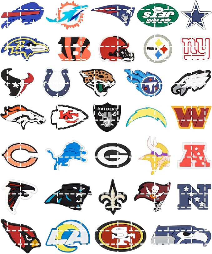 newhen Football Team Decoration Charms Gifts for Sport Favor Man Women Adults | Amazon (US)