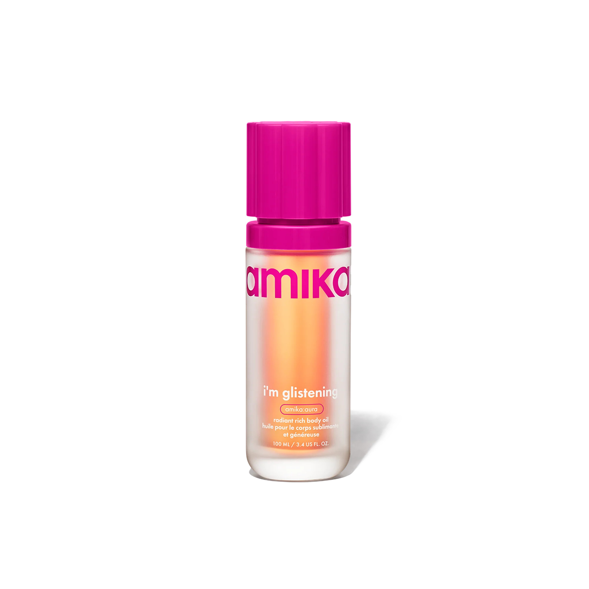 i'm glistening  radiant rich body oil | amika US