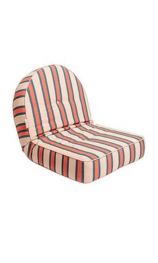 business & pleasure co. Reclining Pillow Lounger in Bistro Dusty Pink Stripe from Revolve.com | Revolve Clothing (Global)