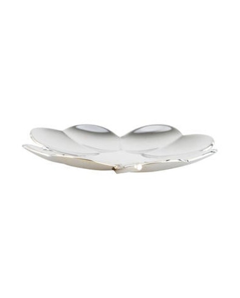 Christofle Silverplate Lucky 4-Leaf Clover Dish Silver | The RealReal